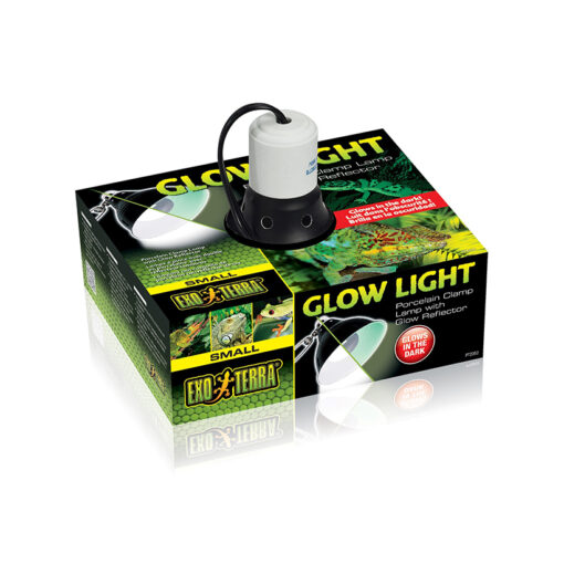 Exo Terra Glow Light Porzellan-Klemmlampe mit Nachtbeleuchtung Produktbild