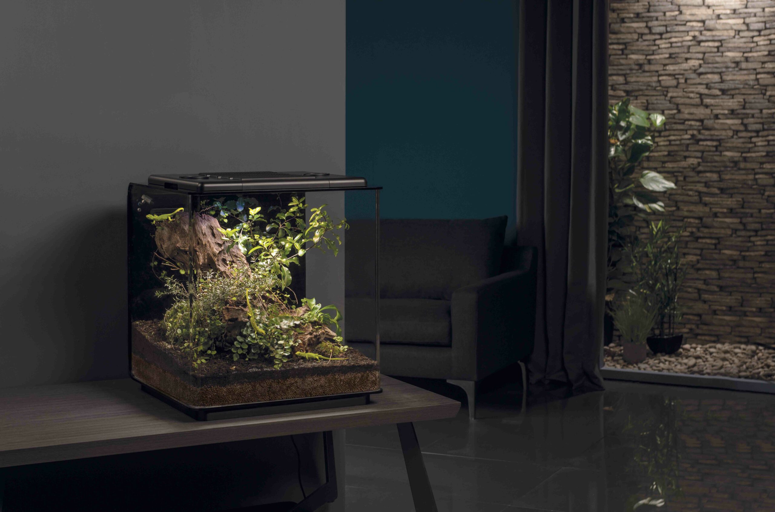 biOrb EARTH Schwarz- Wohnzimmer