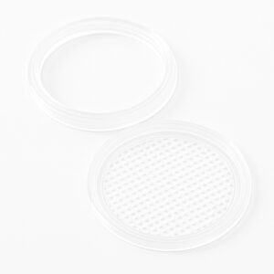 Ventilation grille screw cap transparent