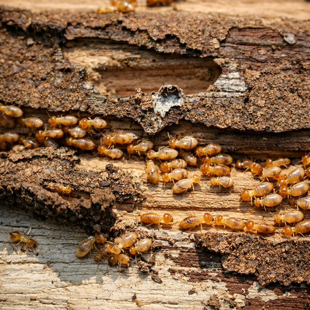 Termiten im Holz