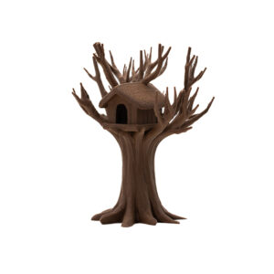 Terrarium Baumhaus "Kronennest"-Walnuss