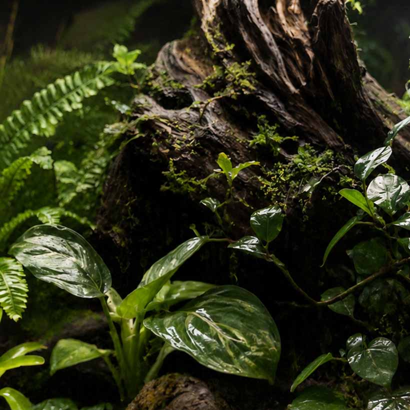 Kalkflecken im Terrarium-saubere Scheiben