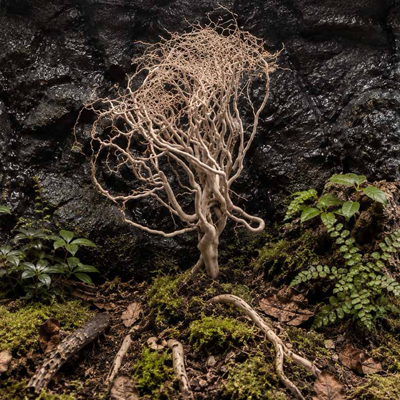 Wüstenbaum- Feuchtterrarium